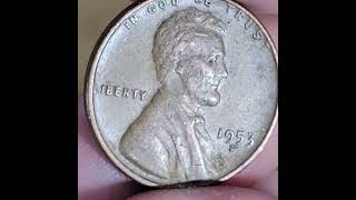 ✝️ GOOD 1953 D VINTAGE PANNY EXAMPLE = 521