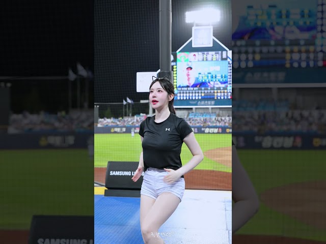 삼성 럼블아웃송 이렇게 잘췄어? 남화륜치어리더