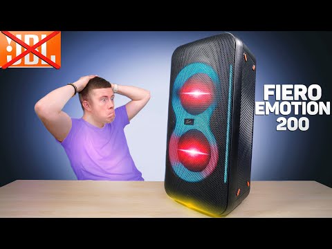 видео: Прощай JBL? FIERO EMOTION 200 – Самая Мощный PARTYBOX за 16499 Руб. из ДНС! Реально 300 Вт.???