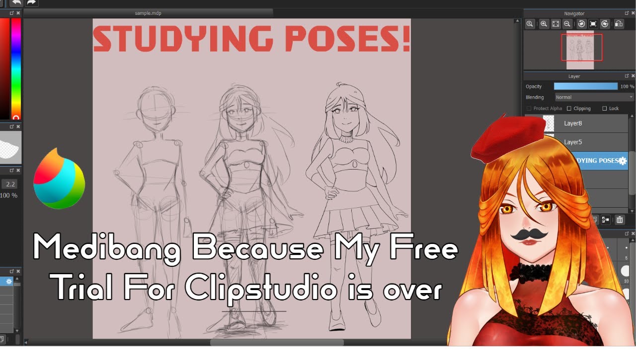 【 MEDIBANG 】LETS STUDY POSES!!!! 【Project Starscape】