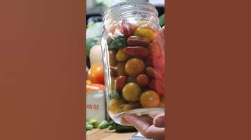 Quick Preserving of Cherry Tomatoes #shorts #shortvideo