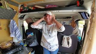 Van Tour of Solo Woman Living in a Ram Promaster Van