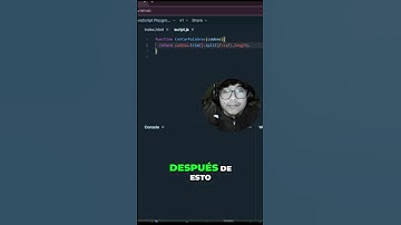 CONTAR PALABRAS EN JAVASCRIPT #programador #programmer #javascript #parati #coder #shorts #short