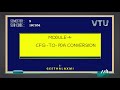 VTU ATC18CS54 M4 L9 CFG TO PDA