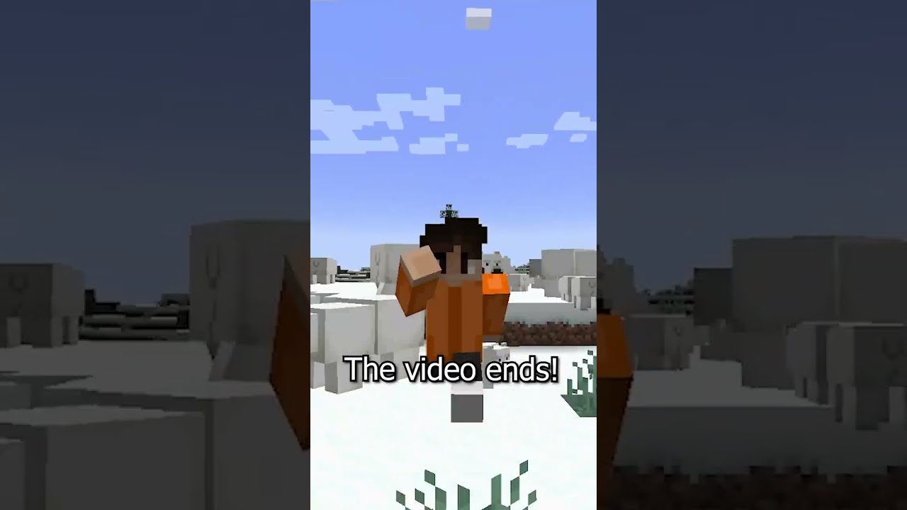 Minecraft But If I Touch Snow The Video Ends 
