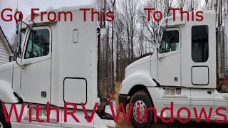 Installing RV Windows In A Freightliner...