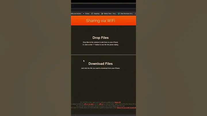 How To Share Files Between your iPhone and PC with VLC Wireless