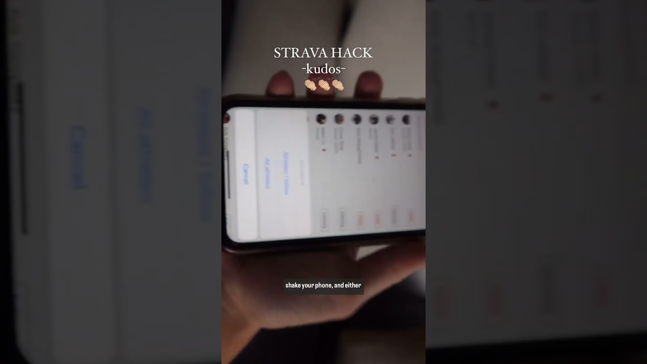 Send this to your Strava friends and prepare to be spammed with kudos😂😅 I don’t remember who but ty