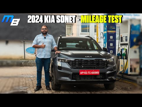 2024 Kia Sonet Diesel Automatic Mileage Test!