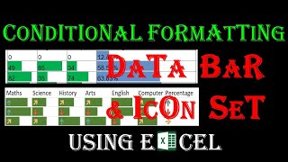 Conditional formatting | DATA BAR and ICON SET