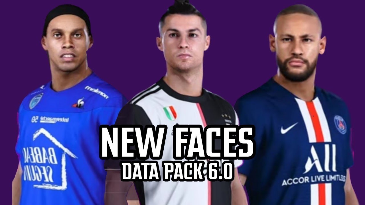 DATA PACK 6.0 ALL 44 Player & Legend New Faces Added | PES 2020