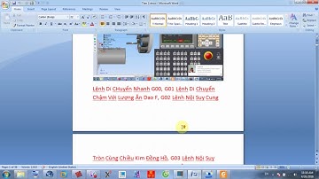 Lệnh G code Và M Code Trong Máy Tiện CNC ( Simulation Swansoft CNC ) Version 2