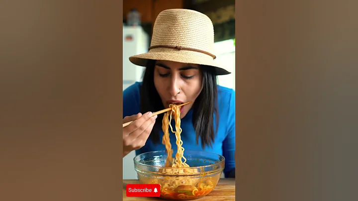 ASMR Spicy Enoki Mushroom Mukbang Part 02 #asmr #shorts #enokimushroom #spicyfood #mukbang