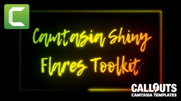 Camtasia Shiny Flares Toolkit: Headlines, Lower Thirds, and Shapes (Full HD version)