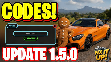 *NEW* ALL XMAS EVENT UPDATE 1.5.0 CODES FOR FIX IT UP 2025! ROBLOX FIX UT UP CODES