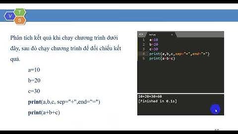 Bài 6. Vào / ra dữ liệu trong Python