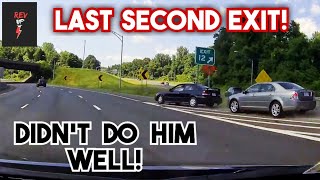 Exit Diver Loses Control | Hit and Run | Bad Drivers, Brake Check | Instant Karma Dashcam 575