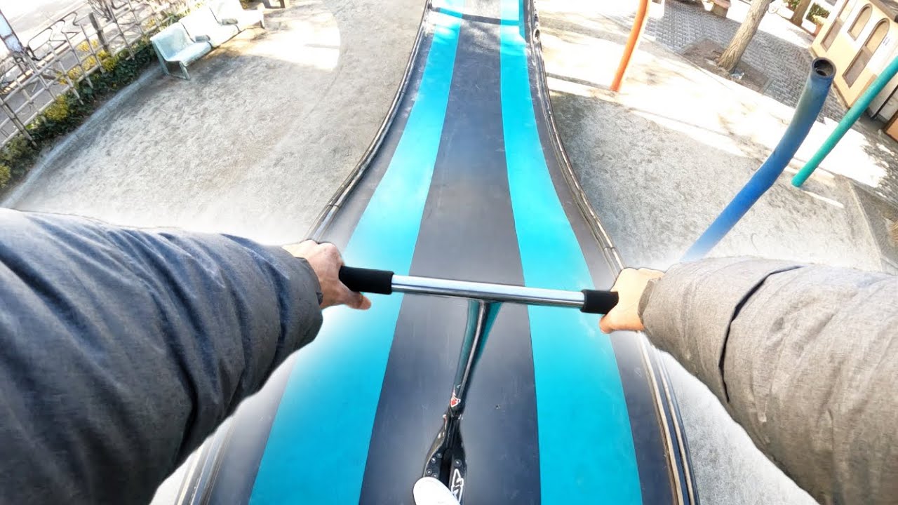 街でキックボードトリック【東京】第２８弾