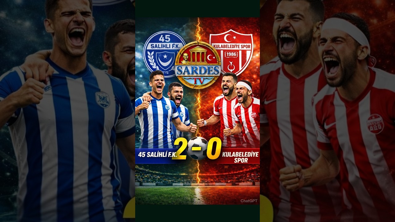 45SALİHLİ FK  2 - 0  KULA BLD SPOR MAÇ ÖZETİ #futbol #amatör #keşfet #keşfetteyizzz #futbol #tff