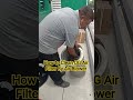 How to Clean DG Air Filter By Air Blower #dg #air #filter #viral #short #janhitskilledcommunication