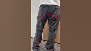 Thumbnail of 200k USD Chrome Hearts City pair #fyougrails #streetwear #chromehearts #chromeheartsjeans