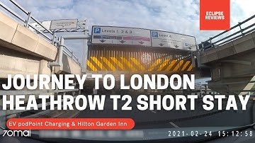London Heathrow Terminal 2 (T2) Short Stay Car Park - EV podPoint Charging & Hilton Garden Inn