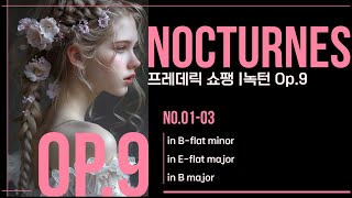 쇼팽 녹턴(야상곡)No.9모음| Chopin Nocturne No.9 Suite #classicalmusic