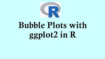 R programming tutorial: Creating Bubble Plots with ggplot2 in R