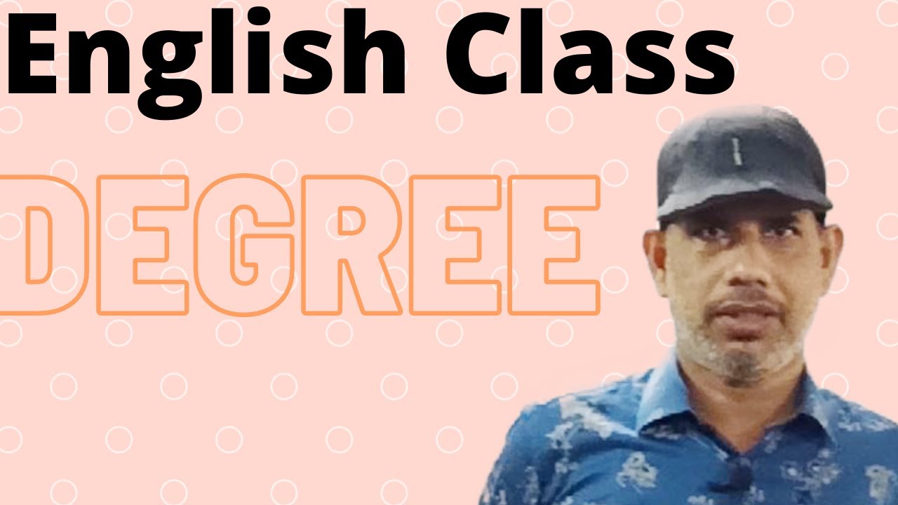 English Class Degree YouTube