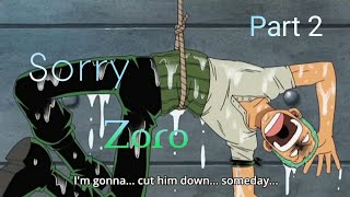 Luffy say sorry zoro one piece 😂 funny moments #shorts #onepiece