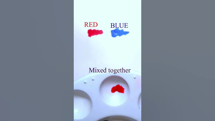 HOW TO MAKE VIOLET IN WATERCOLOR | QUICK AND EASY | COLOR MIXING #shorts