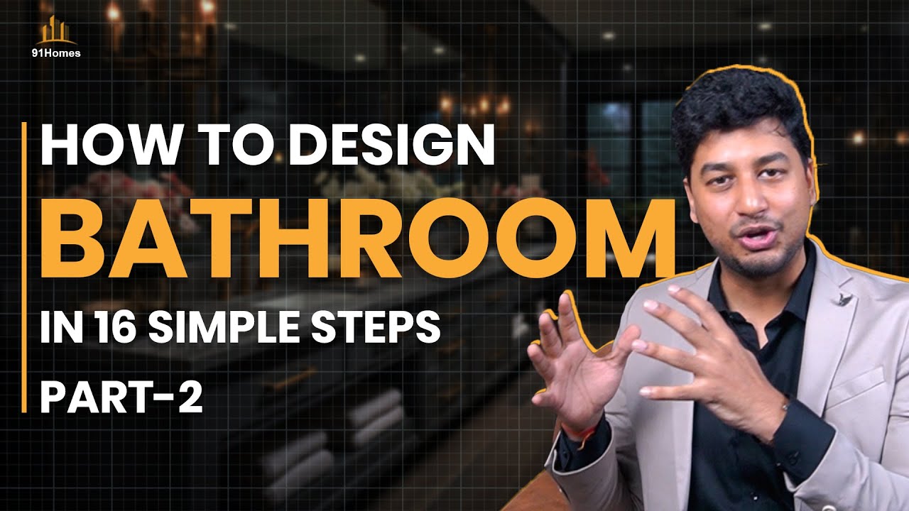 How to design BATHROOM in 16 simple steps. From start to completition ...