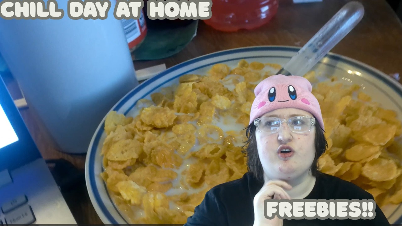 Chill Day At Home | Check Out the Freebies I Got! | E Victor Artist