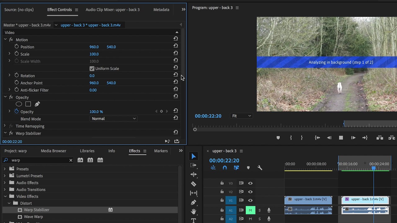 Adobe Premiere Pro Cc Smoothing Bumpy Footage Youtube