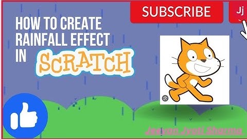 How to create rain effect in scratch