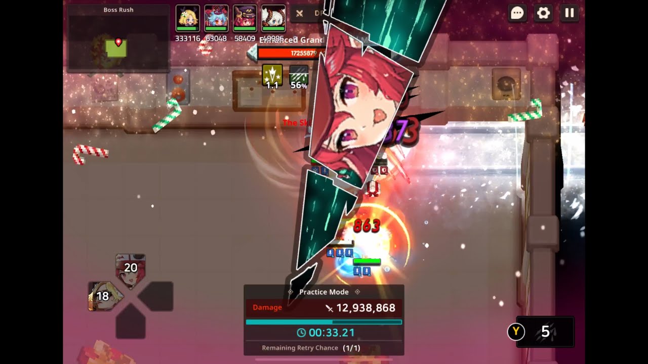 가디언 테일즈 보스 러시 해군 대장 마리나 LV90 / Guardian Tales Boss Rush Grand