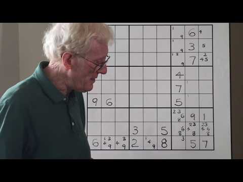 Sudoku. Tutorial #31  How to avoid putting too many small numbers. More tricks.