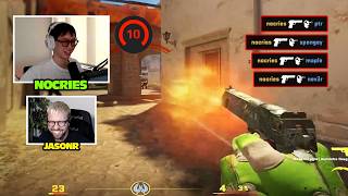 nocries & jasonr FRAGGING | CS2 FACEIT POV