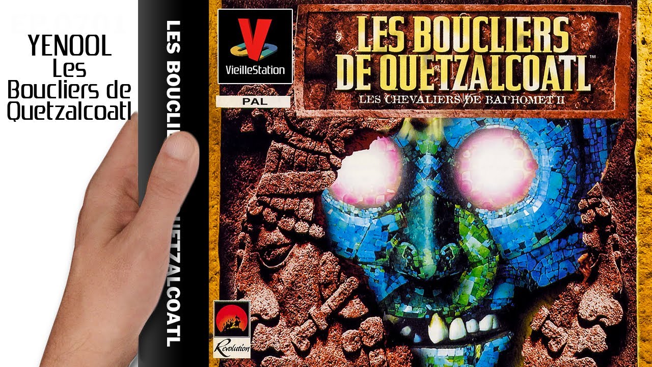 Jeu PS1 - Les Chevaliers De Baphomet 2 : Les Boucliers De Quetzalcoatl - Complet Avec Boîte Et Notice