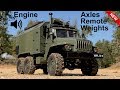 WPL B36 New axles, transmitter engine sound and weights  TEST