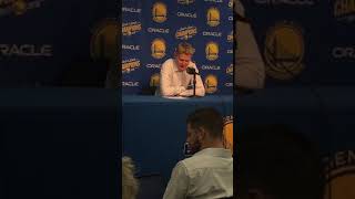 More Kerr postgame: KD (Durant)’s 3 “biggest shot of the game”, Jonas Jerebko role