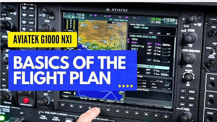 How to Enter a Flight Plan in the G1000 NXi – Aviatek Demo
