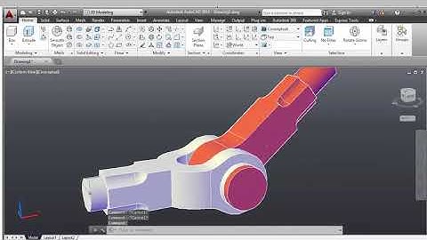 Autocad 3D how to draw knuckle joint