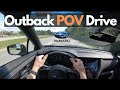 Subaru Outback Wilderness Point of View Driving