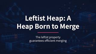 Leftist Heap: A Heap Born to Merge