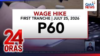 Unang bugso ng NCR minimum wage hike, bukas | 24 Oras