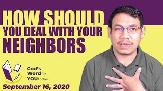 Godly Wisdom and our Treatment with other People (PROVERBS 3:29-35) | God's Word for You Today Proverbs 3 29 35