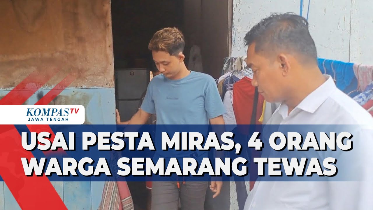 Usai Pesta Miras, 4 Orang Warga Semarang Tewas