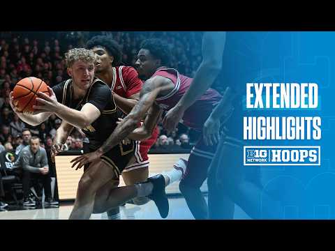 Indiana vs. Purdue | Extended Highlights | Big Ten Men's Basketball | 02/20/26