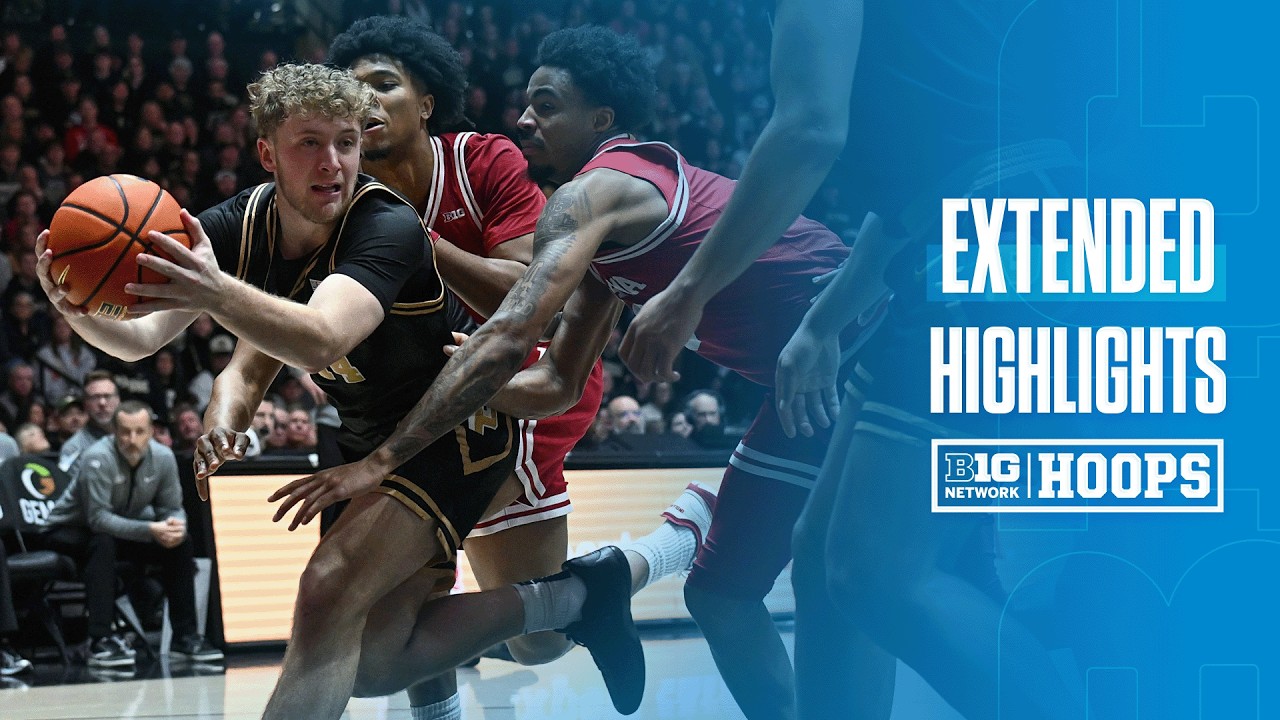 Indiana vs. Purdue | Extended Highlights | Big Ten Men's Basketball | 02/20/26